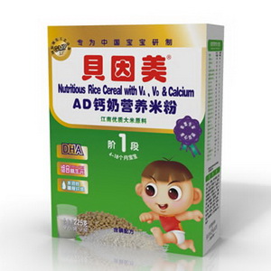贝因美AD钙奶营养米粉