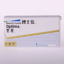 博士伦里程隐形眼镜年抛1片装