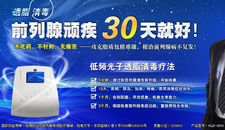 伟力前列腺治疗仪 WLQY-9000型