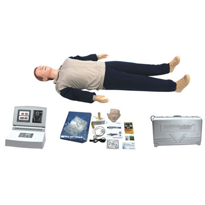 高级移动显示自动电脑心肺复苏模拟人 KAS-CPR480