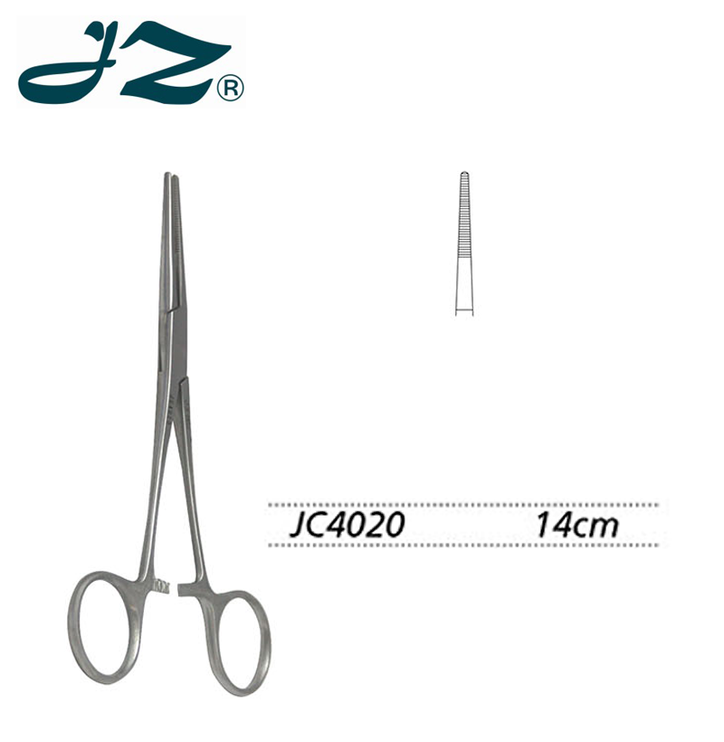 金钟止血钳 直半齿