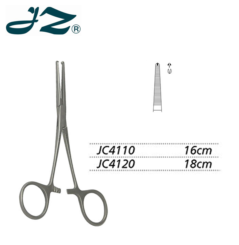 金钟止血钳 直有钩