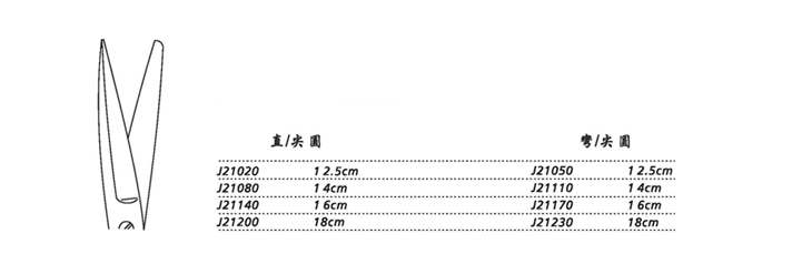 金钟手术剪J21230