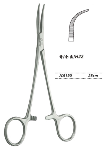 金钟止血钳 胸腔止血钳