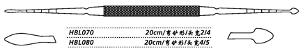 金钟鼻剥离器 弯铲形