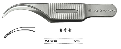 金钟虹膜镊 7cm