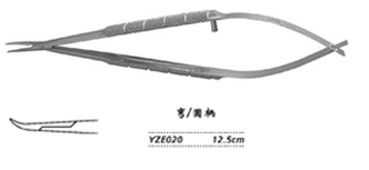 金钟显微眼用持针钳圆柄