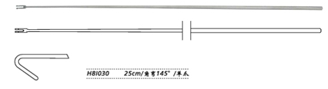 金钟显微喉钩H8I030