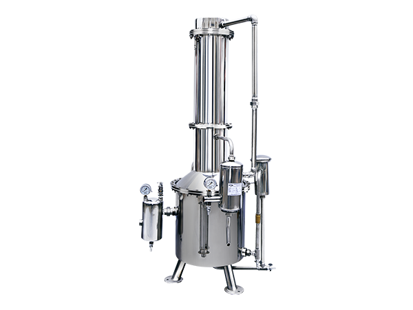 三申不锈钢塔式蒸汽重蒸馏水器TZ600