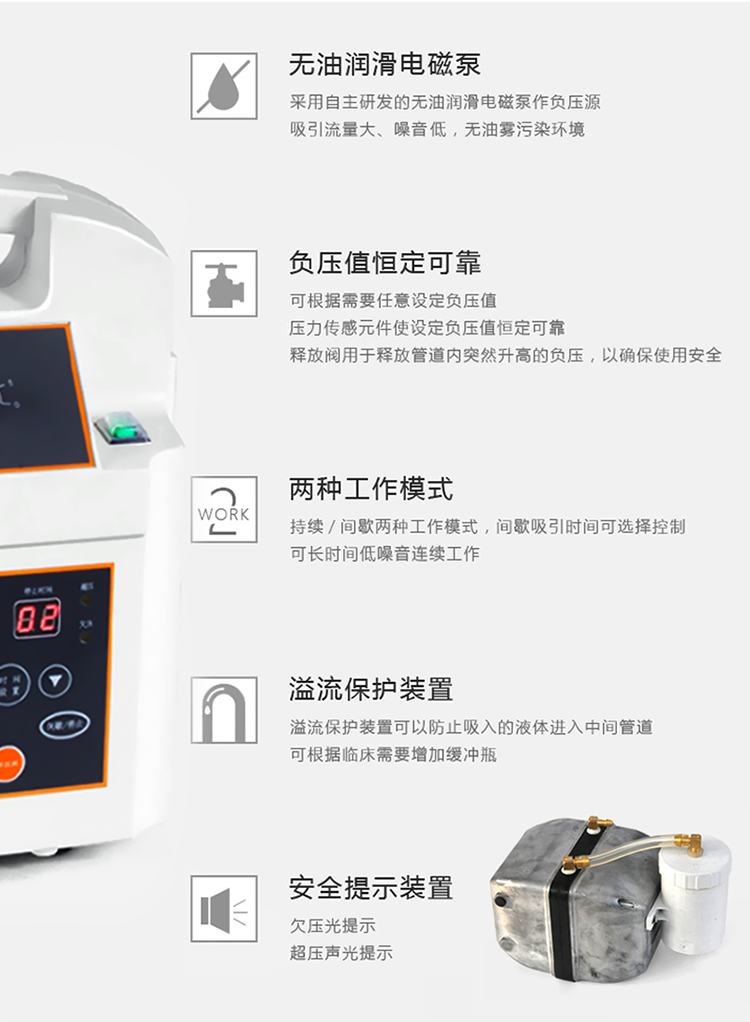 斯曼 电动吸引器 VTS32 斯曼峰创伤持续引流吸引器