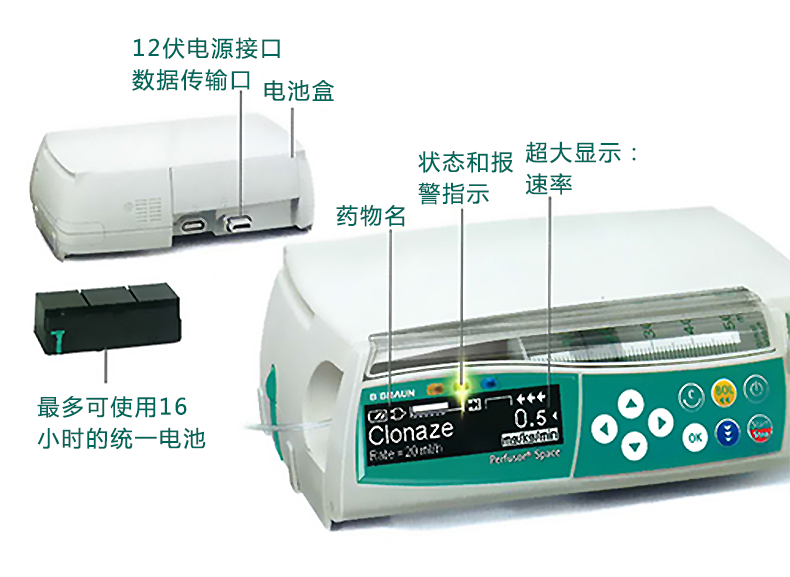 德国贝朗微量注射泵perfusor space 适贝思8713030