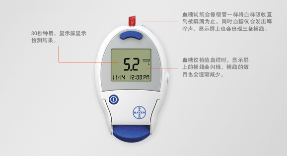 拜安捷血糖仪虹吸原理