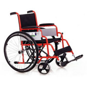 互邦轮椅-喷塑钢管轮椅 HBG25-K型