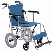互邦轮椅-铝合金型轻便护理轮椅 HBL23-S型